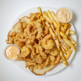 Conch & Jumbo Shrimp Platter
