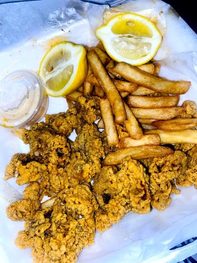 Fried Gizzards.