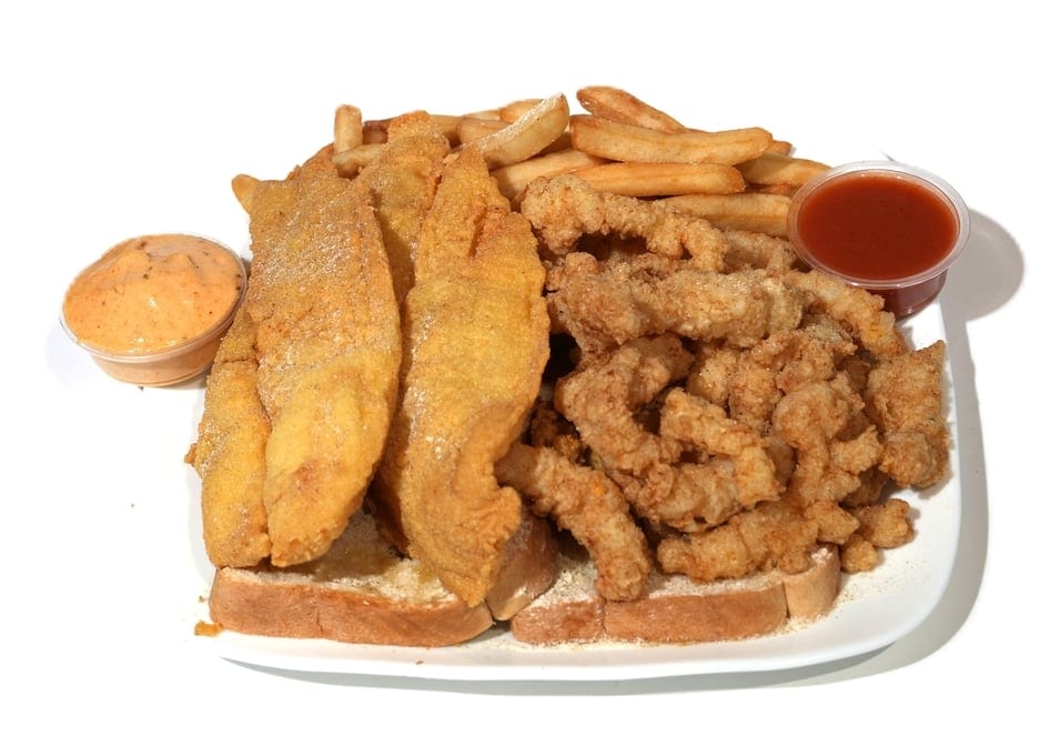 Conch & Fish Platter.