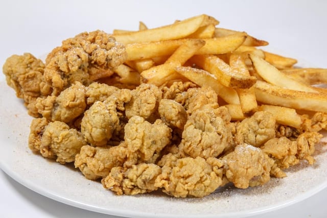 Fried Gizzards.