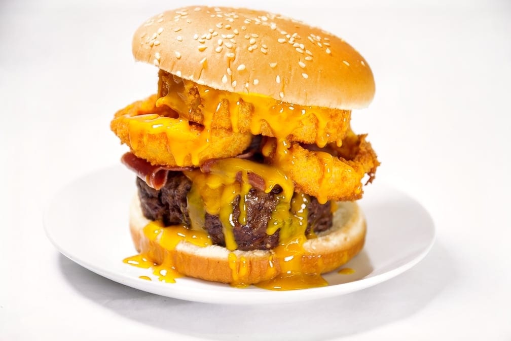 Golden Cowboy Burger.