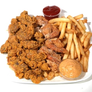 Gizzard & Shrimp Platter