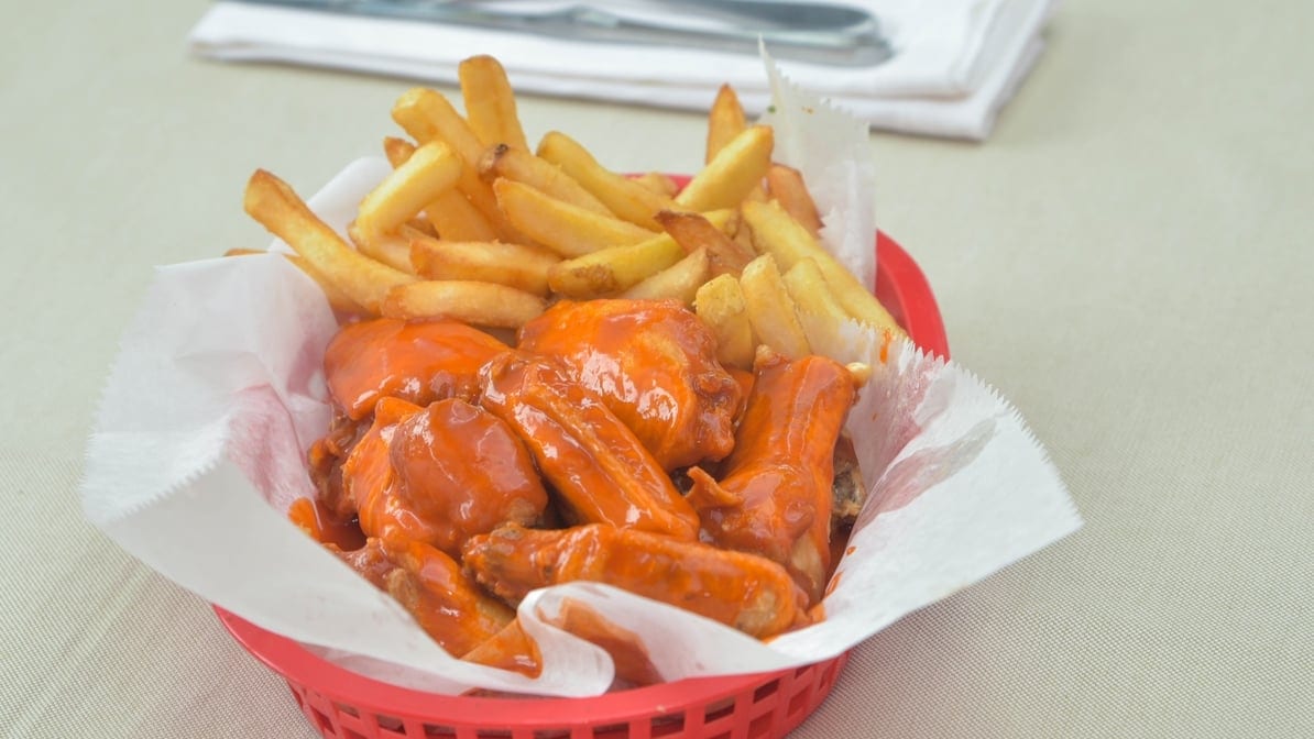 Chicken Whole Wings Platter.