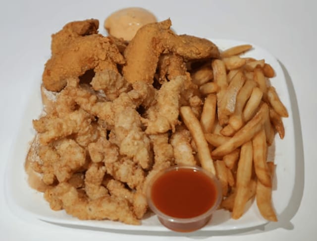 Quarter Lb Conch & Three Wings.