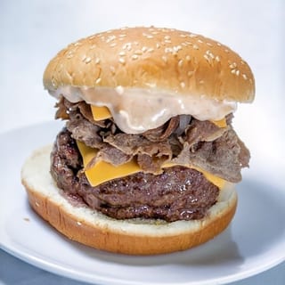 Cheese Steak Burger