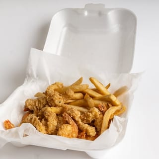 Conch Shrimp Platter