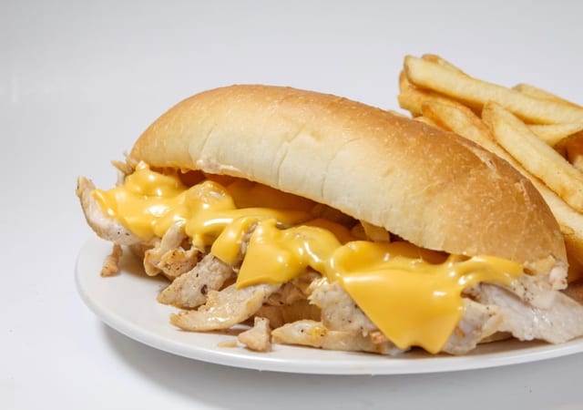 Com # 11 Philly Chicken Steak.