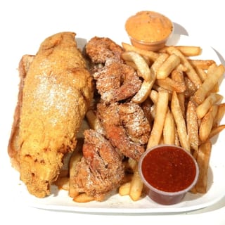 One Snapper & Ten Shrimp