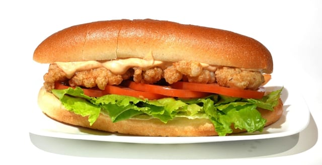PoBoy Conch Meal.