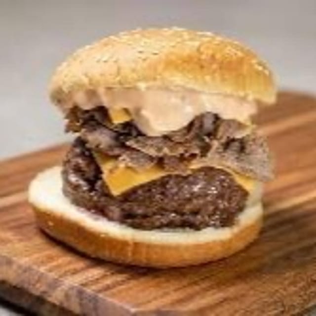 Cheese Steak Burger.