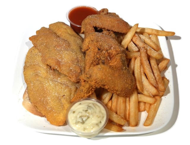 Com # 9 Tilapia & Wings.