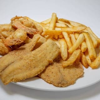 Tilapia Shrimp Platter